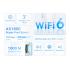 TP-Link RE600X WiFi 6 AX1800 Extender Internet Booster, Covers up to 1500 sq.ft and 30 Devices, Dual Band Wireless Signal Booster Repeater, Gigabit Ethernet Port, AP Mode, OneMesh Compatible